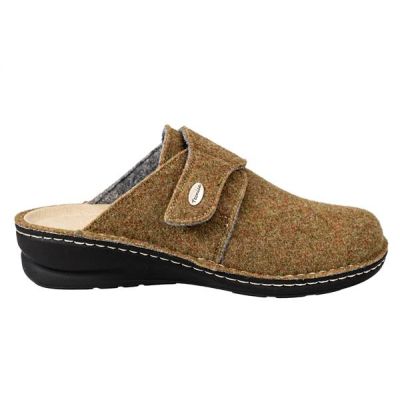 Extrostyle Gaia - Very comfortable and wide winter slippers - Verde