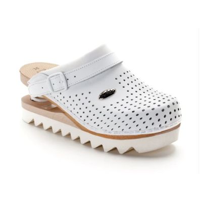 Zoccoli con molla Baldo 23-13 Bianco