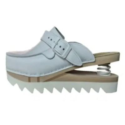 Zoccoli in legno a tacco alto - Baldo 23/19 Bianco