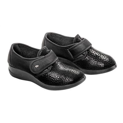 Podoline Dione - Scarpe Elastiche da Donna effetto Pitone Lucido