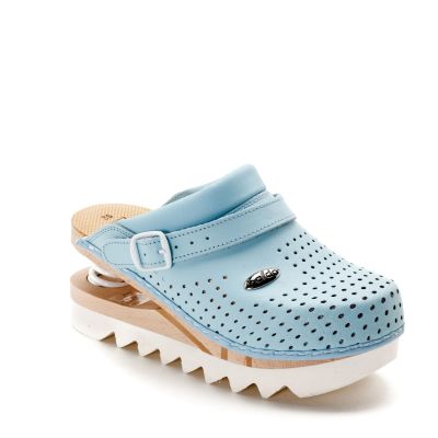 Zoccoli con molla Baldo 23-13 Celeste